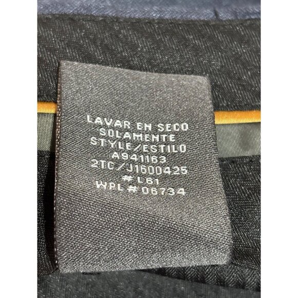 Arrow Mens Modern Fit Flat Front Dress Pants 42x32 Dark Blue MSRP $80 NWT - Picture 9 of 9